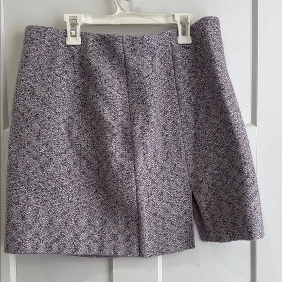 & Other Stories Lavender Tweed Cropped Button Cardigan - Picture 7 of 12